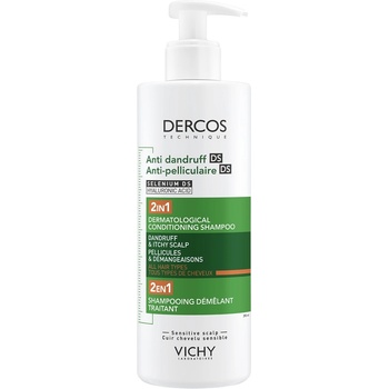 Vichy Dercos Шампоан и балсам против пърхот 2 в 1, 390 ml