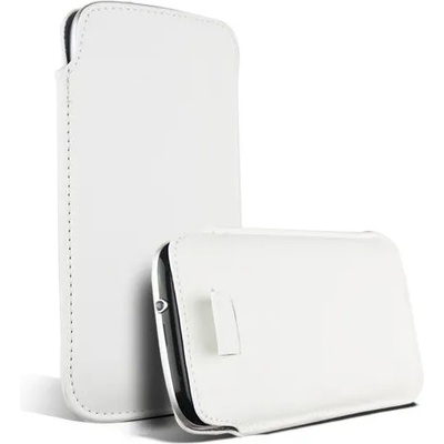 Samsung I9300 Galaxy S III Кожен Калъф Бял