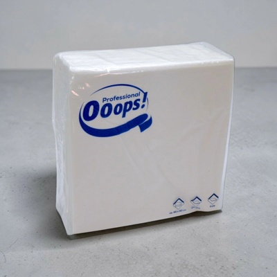 Ooops! X Servítky 2V 40 x 40cm 100 listov preloženie 1/4