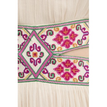 Desigual Рокля Desigual ELEMENT в бежово дълга разкроена 25SWVW98 (25SWVW98)