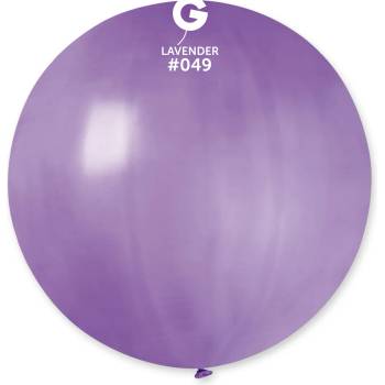 Image 1 of Gemar Кръгъл пастелен балон лавандулов 80 см