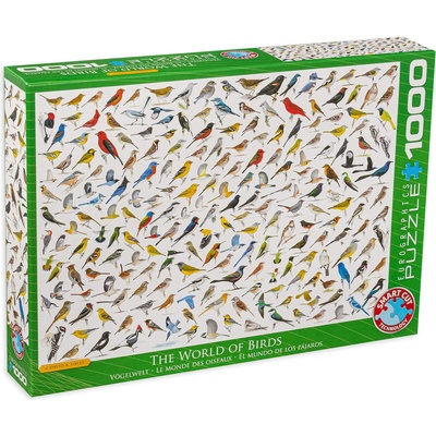 EUROGRAPHICS Пъзел Eurographics от 1000 части - Колаж на птици (EG60000821)