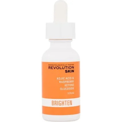 Revolution Beauty Brighten Kojic Acid & Raspberry Ketone Glucoside Serum озаряващ серум против пигментни петна 30 ml за жени