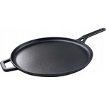 Kinghoff Тиган за палачинки Kinghoff KH 1895, 29 см, Чугун, Незалепваща повърхност, Индукция, Черен (KH 1895)