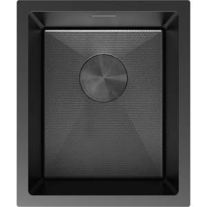 Mexen Trixo стоманена мивка с 1 отделение 370 x 440 мм, черен HC - 6412371000-70HC (6412371000-70HC) Мивка за вграждане