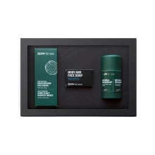 Zew For Men Everyones set hydratační krém na obličej 80 ml + deodorant roll-on 80 ml + přírodní tuhé mýdlo 85 ml sada