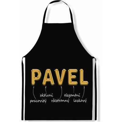 IMPAR Zástěra Mužská jména Gold Pavel