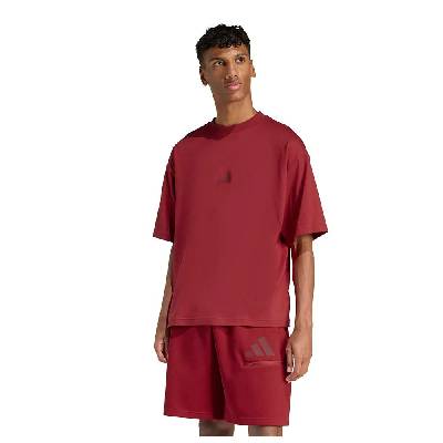 Тениска Adidas Future Icons 3 Bar Logo short sleeve T-shirt - Red (Active Maroon)