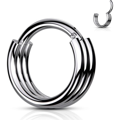 Šperky4U piercing kruh segment K01056ST-1210