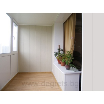 Pvc ламперия бял гланц супер