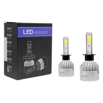 Лед крушки - Led система Н1 за фарове S2 - 7600 Лумена, 36W - COB 6000K