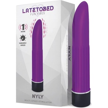 Image 1 of LATETOBED Nyly Multi-Speed Stimulator Purple