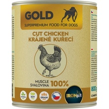 IRONpet Gold Dog Kuřecí krájená svalovina 800 g