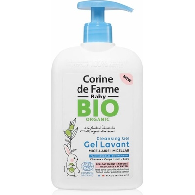 Corine de farme Baby BIO Cleansing Gel micelárny gél na telo a vlasy pre deti 500 ml
