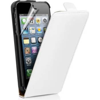 Image 1 of Apple iPhone 5, 5S Flip2 Калъф Бял + Протектор
