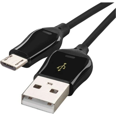 Emos SM7004B USB 2.0 A/M-MICRO B/M, 1m, černý
