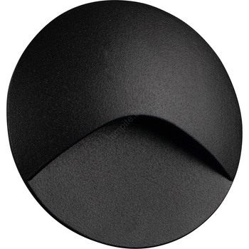 Kanlux 39121 - LED стълбищно осветително тяло EXIN LED/2, 5W/230V 3000K IP65 черно, кръгло (KX2628)