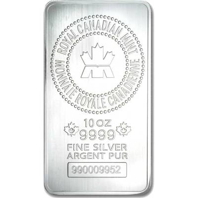 Royal Canadian Mint Striborný zliatok 10 oz
