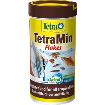 TETRA TetraMin Flakes (Тетрамин Флейкс) е основна храна за всички видове декоративни рибки на люспи