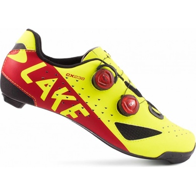 Lake CX238 Carbon fluo žlutá/červená