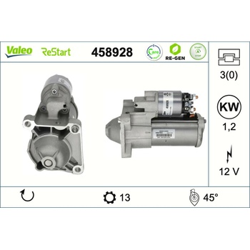 Štartér VALEO 458928