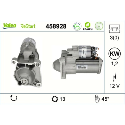 Štartér VALEO 458928