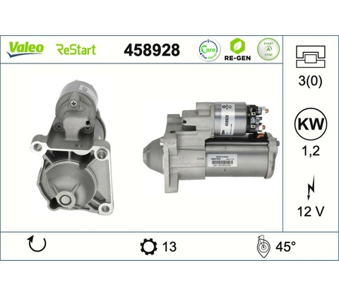 Štartér VALEO 458928