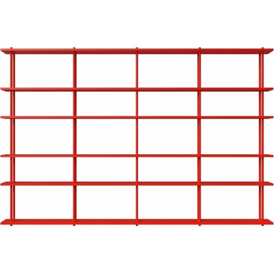 Fogia Policová sestava Bond, 4x6, Red / Podlahová / stropní