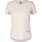 Scott Дамска тениска Scott Women's Tee Endurance Tech S/S Running shirt - Cotton White / Bliss Pink (916-6370-0112)