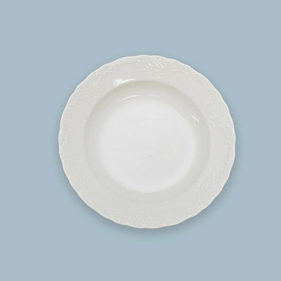 Tanier hlboký reliéfny Opera 21cm 340g Český porcelán Dubí