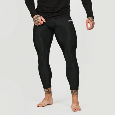 GymBeam pánské legíny Black černá