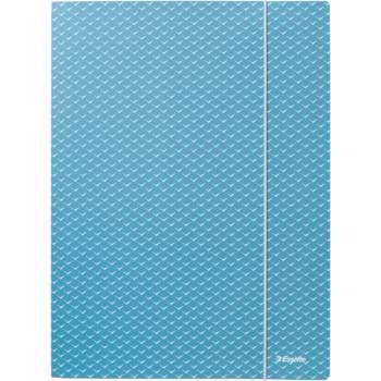 ESSELTE Папка с каучук, картон, A4, ESSELTE "ColourBreeze", синя 628492 (628492)