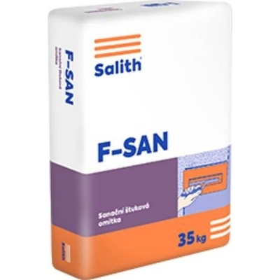 Omítka sanační štuková Vápenka Vitošov Salith F-SAN – 35 kg – Zboží Mobilmania