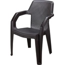 MEGA PLAST Židle zahradní MAREA, wenge