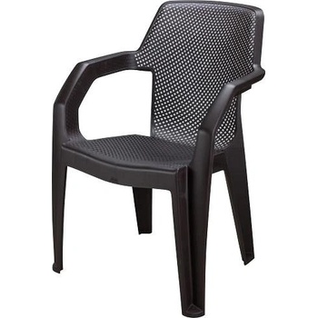 MEGA PLAST Židle zahradní MAREA, wenge
