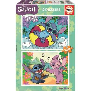 Educa - Puzzle 2x100 Stitch - 100 piese