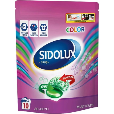 Sidolux multicaps Color pracie kapsule náhradná náplň 10 PD