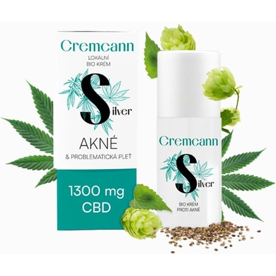Annabis CREMCANN SILVER 1 lokálny bio krém na problematickú pokožku 30 ml