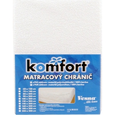 Vesna Matracový chránič Komfort s PVC zátěrem 160x200