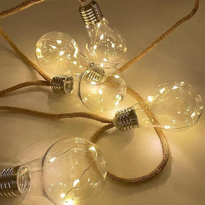 Řetěz Strend Pro Solar Bulb 10x LED tvar žárovky solární L-3,8m ST2172630