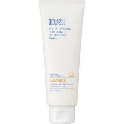 ACWELL PH Balancing Soothing Cleansing Foam - Противовъзпалителна и Успокояваща Пяна за Измиване на Лице 150ml
