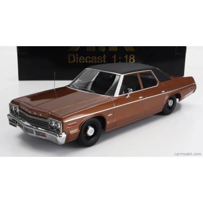 Kk-scale Dodge Monaco 1974 Hnědá Černá 1:18