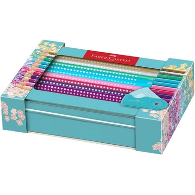 Faber-Castell Цветни моливи Sparkle, 20 цвята, с острилка (1015120546)