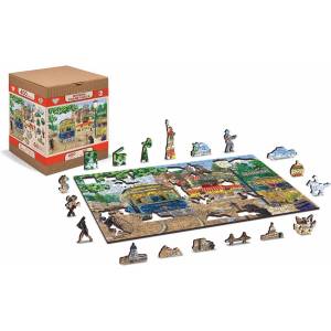 Wooden City - Puzzle Victorian Street 400 - 400 piese