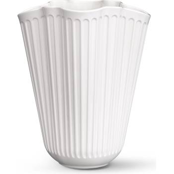 Kähler Ваза HAMMERSHOI UNFOLD 20 см, бял, керамика с глазура, Kähler (KHL693286)