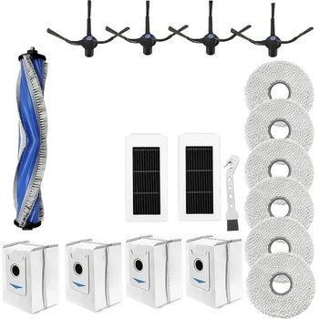 Мобилен комплект резервни четки, филтри и торбички за Ecovacs X5 Omni, 17 бр (set x5 omni 17 pcs)