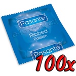 Pasante Ribbed Passion 100 pack