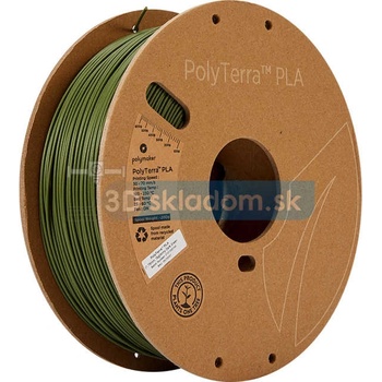 Polymaker PLA PolyTerra ARMY DARK GREEN 1,75mm 1 kg