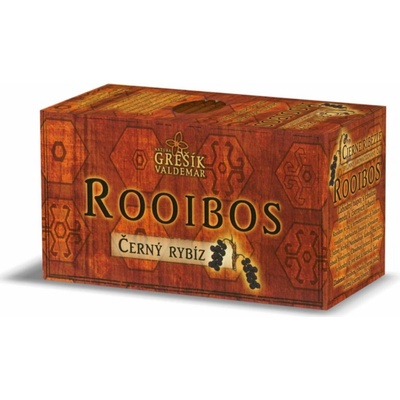 Grešík čaj Rooibos ČIERNY RÍBEZLE 20 x 1,5 g