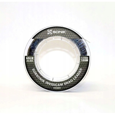 Sonik Subsonik Invisicam Snag Leader 100 m 0,55 mm 45 lb